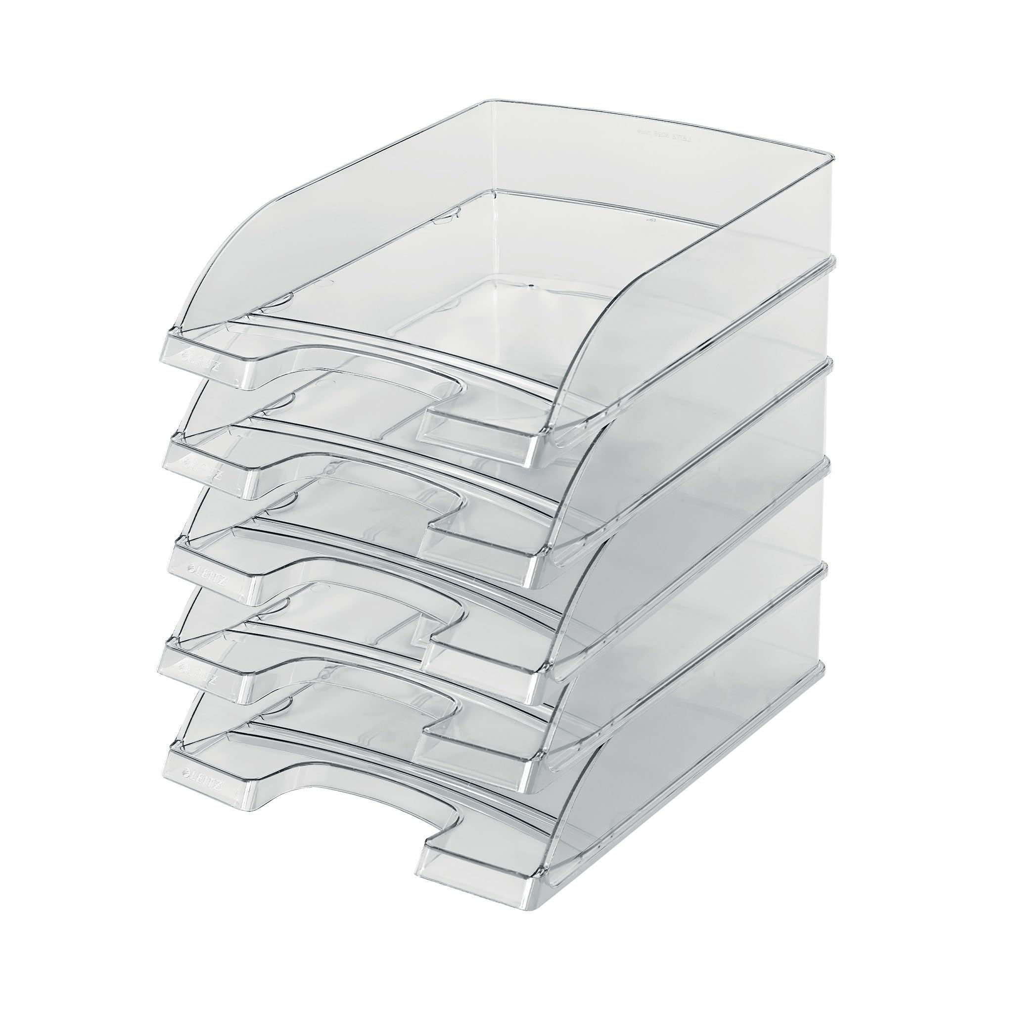 Leitz 52260002 A4 Plus Range Letter Tray - Glass Clear