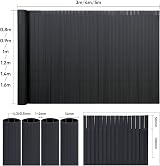 Sekey PVC Privacy Screen 100 x 300 cm Anthracite Double Reinforced Weatherproof view 7