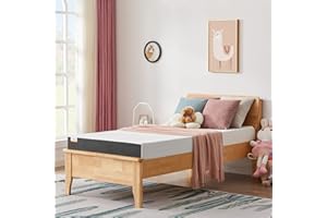 OUUI Twin Mattress, 5 Inch Cooling Gel Memory Foam Mattress in a Box with Breathable Cover Medium Firm Twin Bed Mattress for Bunk Bed, Trundle Bed, Pressure Relief, CertiPUR-US Certified