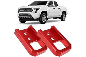 2 Pack Tow Hooks for Tacoma 2024-2026 and 4Runner 2025-2026 Car Tow Hooks Compatible with Toyota Tacoma/4Runner/Land Cruiser 