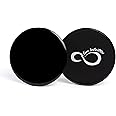 Live Infinitely Core Sliders – Dual Sided Fitness Sliders for Hardwood Or Carpeted Surfaces – Ideal for Ab & Core Workouts – 