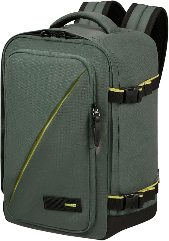Take2Cabin - Ryanair Kabinentasche 25 x 20 x 40 cm, 24 l, 0,40 kg, Handgepäck, Flugzeug-Rucksack S Untersitz, Grün (Dark Forest) — Foto 2 von 7