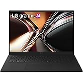 LG gram Pro 17-inch Thin and Lightweight Dual AI Laptop Computer, Windows 11 Home, Copilot+ PC, Intel Core Ultra 7 355 Proces