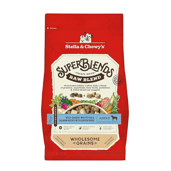 STELLA & CHEWY’S SUPERBLENDS RAW BLEND WHOLESOME GRAINS...