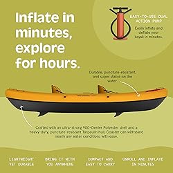 Retrospec Coaster Tandem Inflatable Kayak - 2