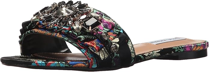 serenade crystal embellished slide sandal