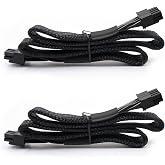 YQMRCZRF 16AWG 8 Pin PCIe Cable for EVGA Modular Power Supply,PCIe 8 Pin Male to 8Pin (6+2) Male PCI Express Power Adapter,Graphics Card 8Pin Cable Sleeved 25-inch