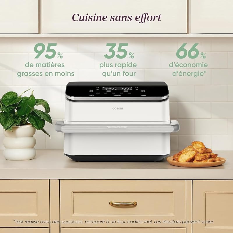 Airfryer, Dual Blaze Twinfry, Flexiblen Kammern, 10L