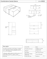 Home.smart 2x Cavity Wall Sleeves for 9"x3" Air Brick Vents G935 Telescopic view 4