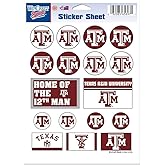 NCAA Vinyl Sticker Sheet
