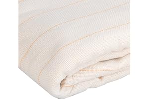 SENENQU 82" x 118" Primary Tufting Cloth with Marked Lines Premium Monks Cloth Punch Needle Cloth Needlework Fabric for Tufting Gun, Rug-Punch, Punch Needle, Tuft Word Art Embroidery Crafts Favors