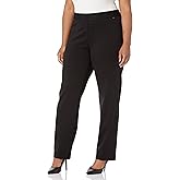 Skyes The Limit Women's Plus-Size Ponte Pant with Back Zip Pocket