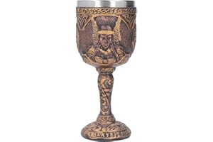 TOPINCN Nordic Wine Goblet Pirate Tankard Odin with Raven Tankard Dragon Scandinavian Mug Retro Beer Cup for Cocktails Whisky