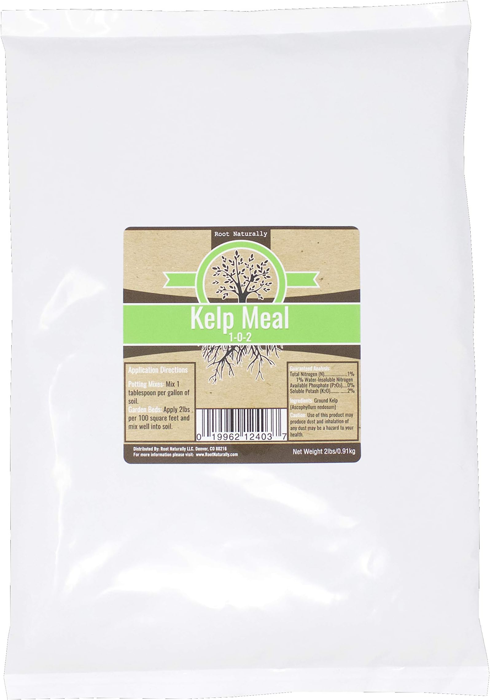 Root Naturally Kelp Meal - 2 Pounds