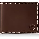 Timberland Men's Leather Wallet With Attached Flip Pocket