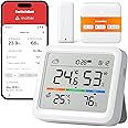 SwitchBot Meter Pro, Digital Hygrometer & Thermometer - Wireless Indoor Temperature & Humidity Monitor with Bluetooth App Con