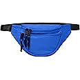 DALIX Fanny Pack w/ 3 Pockets Traveling Concealment Pouch Airport Money Bag