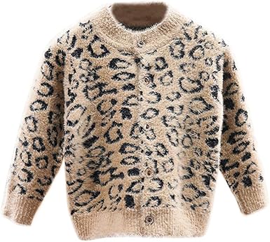 baby leopard sweater