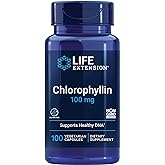 Life Extension Chlorophyllin Antioxidant, 100 Vegetarian Capsules | Provides Antioxidant Protection &amp; Supports DNA Health in a Gluten-Free, Non-GMO &amp; Vegetarian Capsule Formula