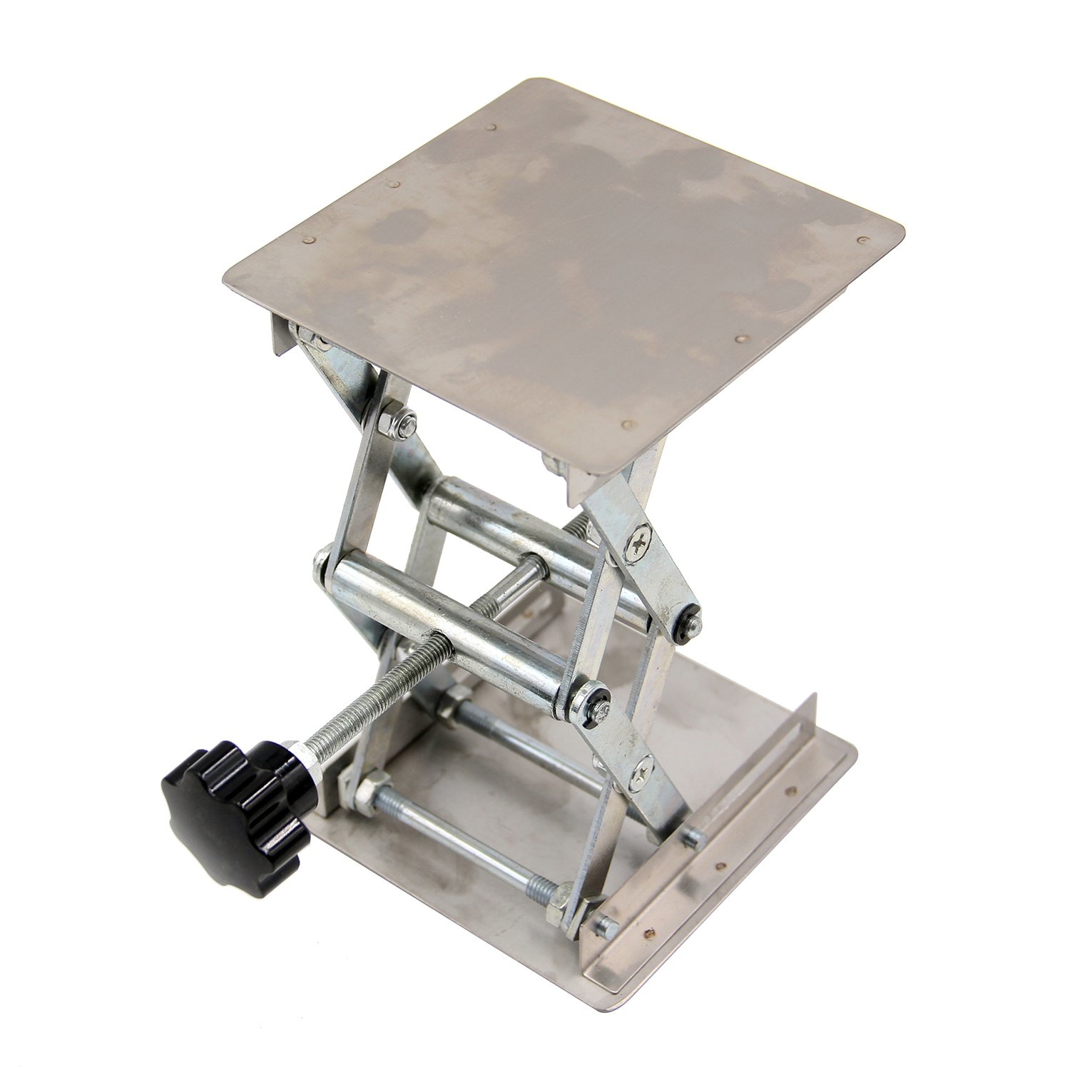 HFS (R) Plate 6x6; Overall Height 10; Lab Jack Scissor Stand Platform