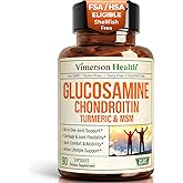 Glucosamine Chondroitin MSM – Joint Support Supplement for Women and Men with Glucosamine Sulfate 1500 mg, Chondroitin and MSM ��� for Cartilage, Joint Health and Flexibility – 90 Capsules
