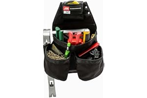 Diamondback SxS Pouch - Ideal Carpenter & Electrician Tool Pouches for Nuts, Strip Nails & Fasteners - Tool Belt Pouches - Ho