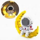 Finger Rock Astronaut Mini Building Sets for Adults, Micro Blocks Cool Small Toys Building Kit, Coolest Gifts for Teen 12+ Boys Girls to Build - Compatible with Nano(388 PCS)