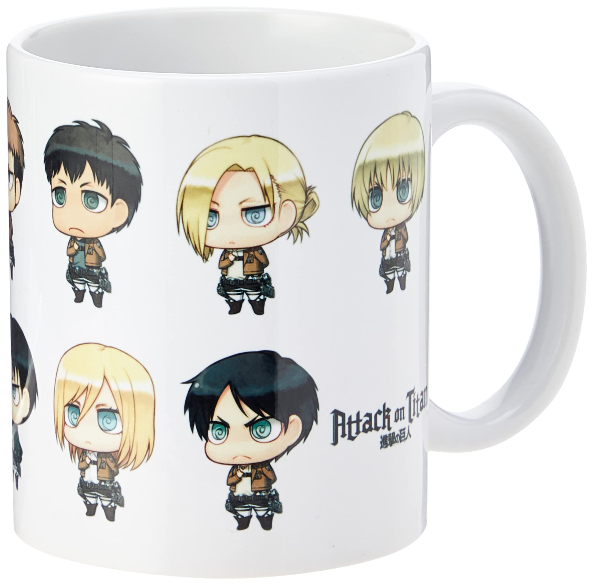 GB eye Attack On Titan All Chibis Mug