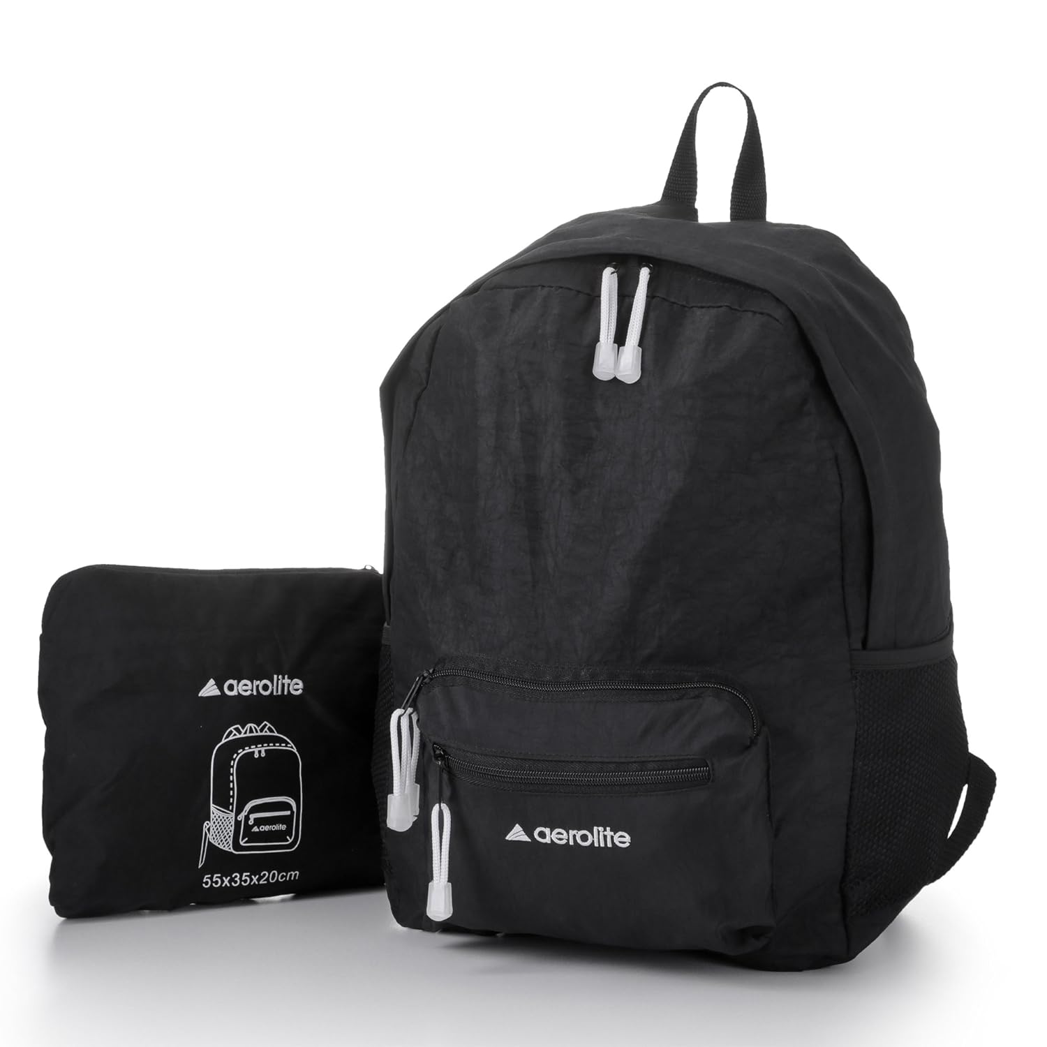 Aerolite® Lightweight Extra Large Black Fold Away Holdall/Cabin