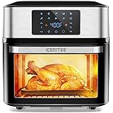 10-in-1 Air Fryer Oven, 20 Quart Airfryer Toaster Oven Combo, 1800W Large Air Fryers, Convection Toaster Oven with Rotisserie