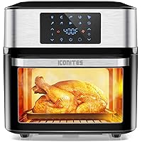 10-in-1 Air Fryer Oven, 20 Quart Airfryer Toaster Oven Combo, 1800W Large Air Fryers, Convection Toaster Oven with…
