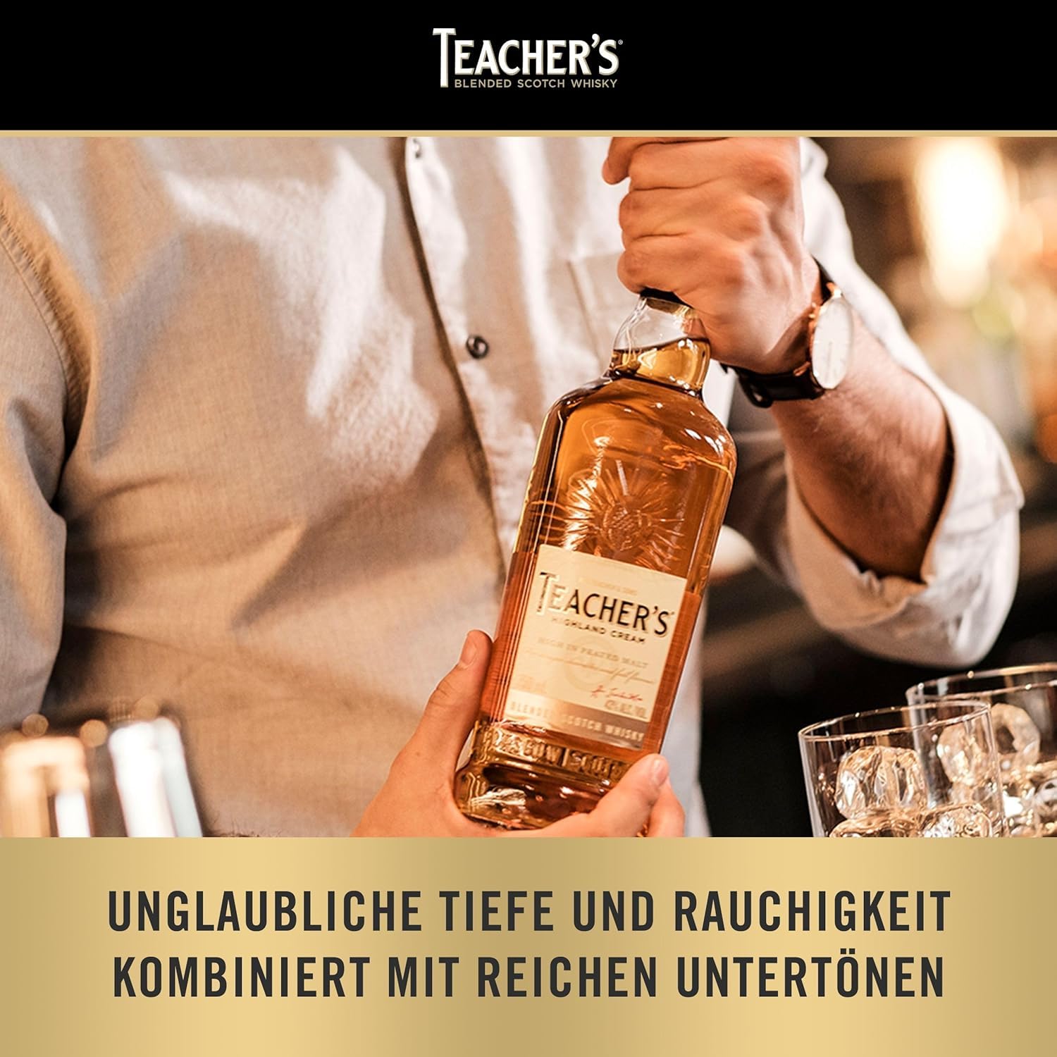 Teacher's | Blended Scotch Whisky | reicher und vollmalziger Geschmack | 40% Vol | 700ml Einzelflasche 4