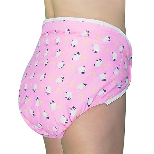 Rearz Omutsu Bulky Fitted Nighttime Cloth Diaper (Pink Sheep