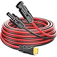 Gonifeto Solar Connector to XT60 Cable (12AWG 25ft), Solar to Injection Molding XT60 Adapter Extension Cord for Portable Power Station