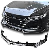 Archaic Front Bumper Lip Compatible for Honda Accord 10.5th Sedan SE/EX-L/LX/Sport/Touring 2021 2022, Splitter Under Chin Body Kit Lower Spoiler
