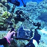 Peastrex 2x 1" Aluminum Ball Clamp Mount for Underwater Diving Camera Light view 7