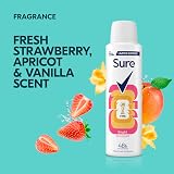 Sure Women Bright Bouquet Deodorant Body Spray 150ml Pack of 6 - Strawberry view 4