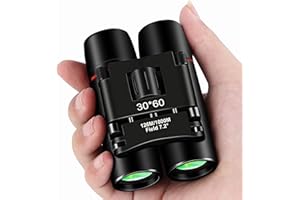 Uonol 30x60 Binoculars for Adults and Kids,BAK4 Prism Waterproof Lightweight Foldable Easy Focus Small Compact Binoculars for Bird Watching, Hunting,Concerts,Travel,Hiking