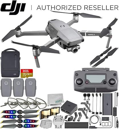 dji mavic 2 pro drone quadcopter with fly more kit combo bundle
