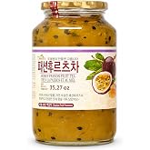 Apexy Authentic Korean Honey Passion Fruit Tea, Passionfruit Puree , Just Add Hot Water, Gourment Blend for Smoothies, Cocktails Desserts and Spread, No Artificial Colors, Versatile and Natural Delight, Made in KOREA 35.27oz (1kg). (Honey Passion Fruit)