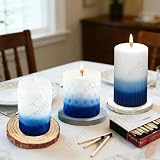 WYAHYQ Silicone Candle Moulds Set - 3 Pillar Designs for Candle Making view 3
