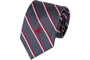 Donegal Bay Washington State Charcoal Striped Tie