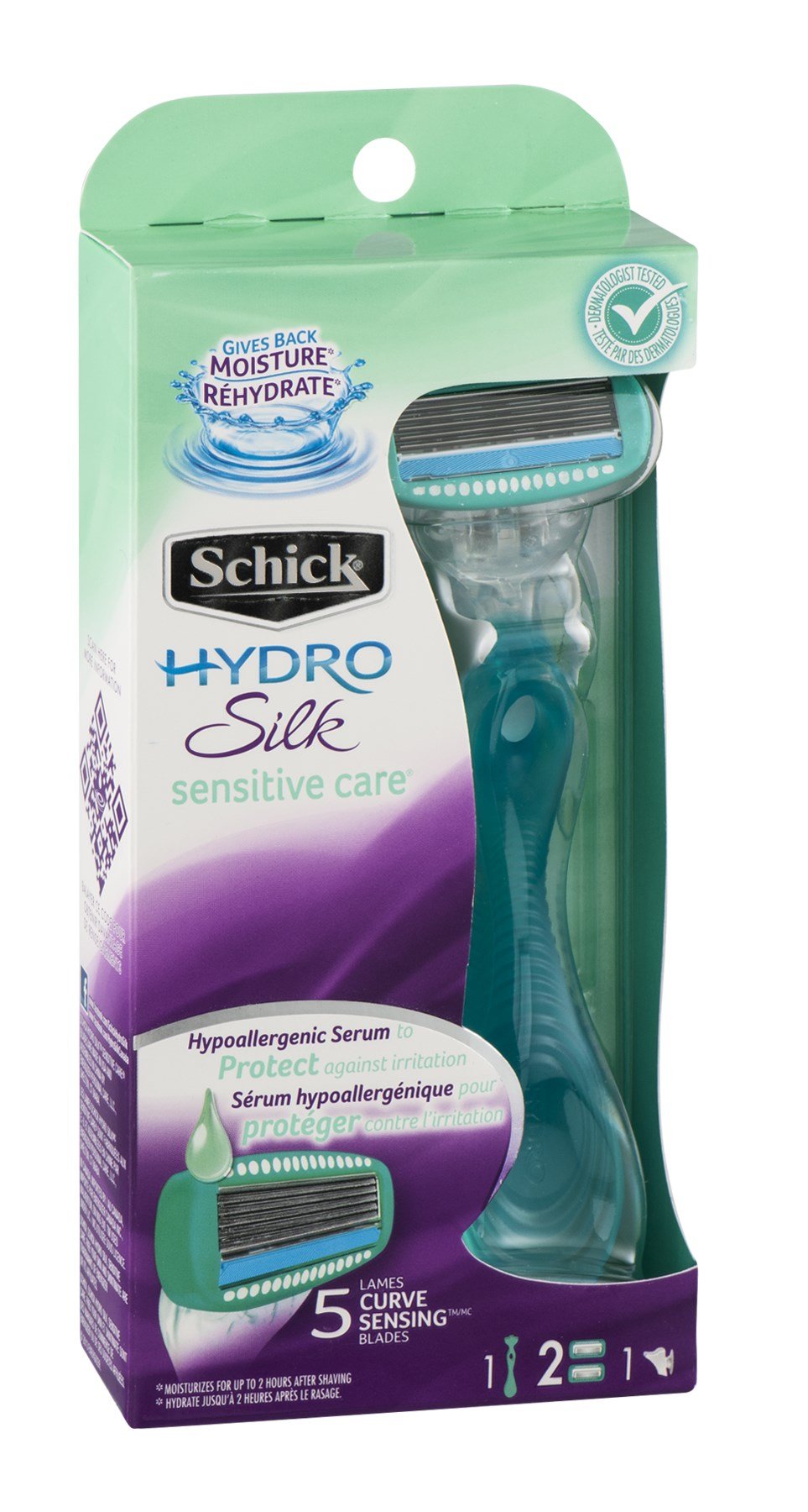 Photo 1 of Schick Hydro Silk Sensitive Razor - 2 Pack