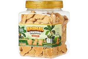 ChocZero Animal Crackers Cookies, Cinnamon Flavored, Gluten Free, Low Carb, No Added Sugar, 12 Ounce (Pack of 1)