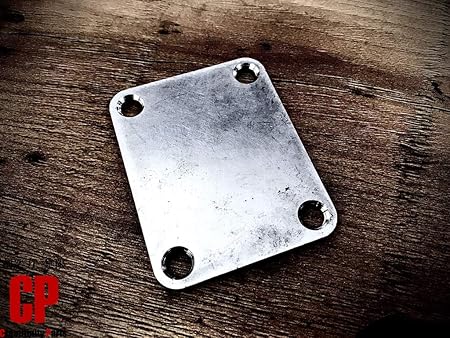 ステンレス製 ネックジョイントプレート レリック 2.5mm ストラト・テレキャス等に 新品 オーステナイト系 SUS304 Creatifinity Parts製品 CS-NP1