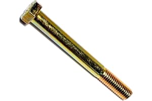 Hard-to-Find Fastener 014973253622 Grade 8 Coarse Hex Cap Screws, 1/2-13 x 4-1/2, Piece-10 , yellow