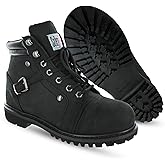 Safety Girl Steel Toe Boots for Women - Black - 9.5M| Waterproof Women's Fusion Work Boots | Leather Work Boots | Rugged Goodyear Welt Construction | Oil Resistant Outsoles & Cushioned Insoles