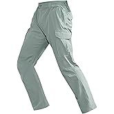 MOURCE Hiking Pants Men Lightweight - Water Resistant Quick Dry Outdoor Cargo Pants for Men with 8 Pockets