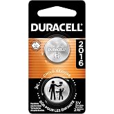 Duracell CR2016 3V Lithium Battery, 2 Count, Key Fob &amp; Watch &amp; Car Remote