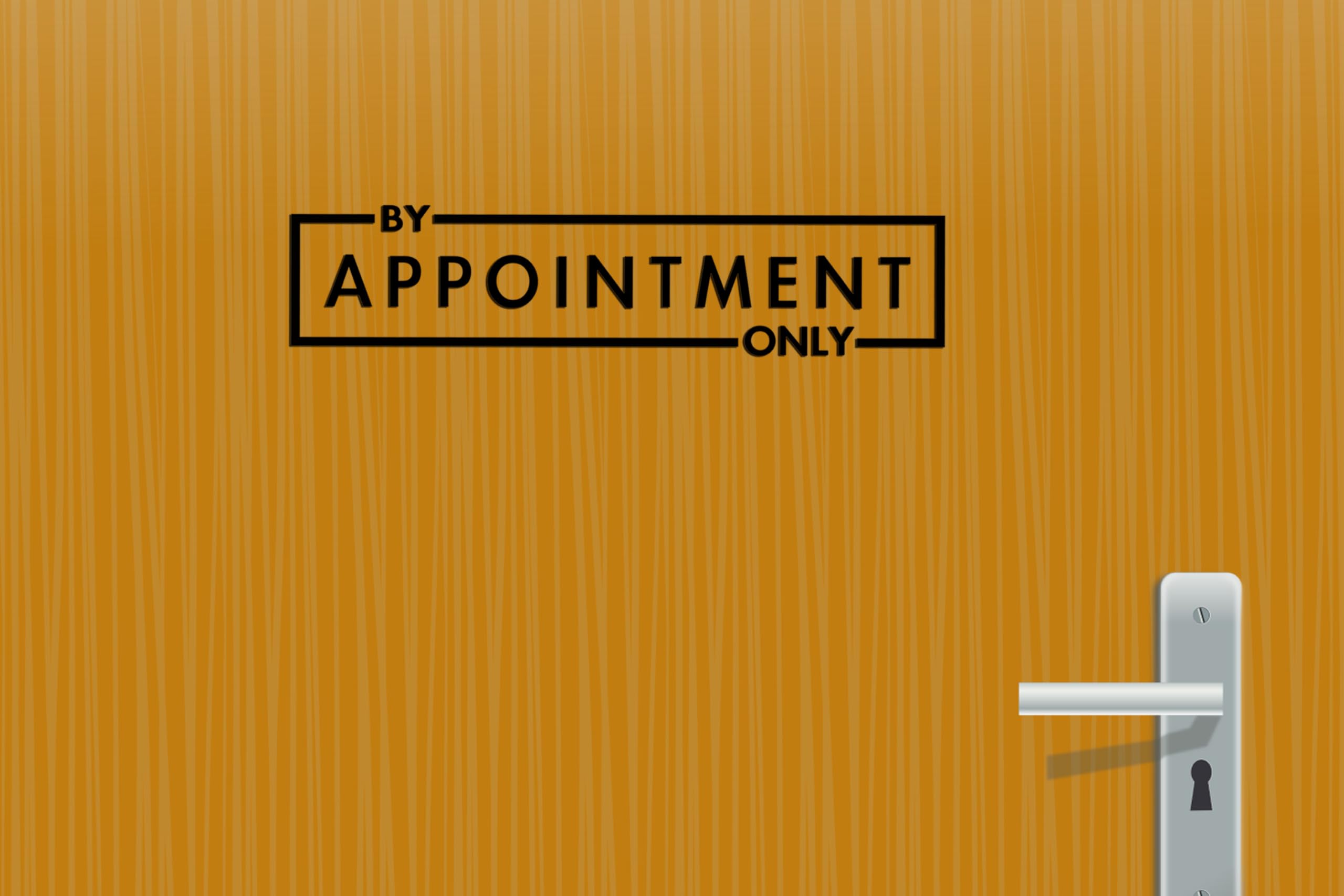 Mua ZLKAPT Black By Appointment Only Vinyl Decal - 3.5